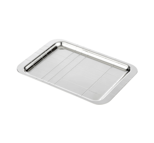 Christofle Graphik Silverplated Tray - 8"x 6"