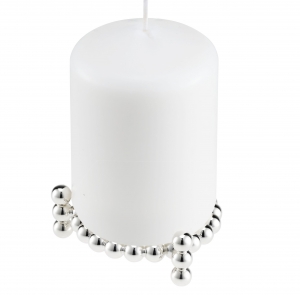 Christofle Perles Silverplate Candle Jewelry