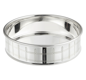 Christofle Graphik Silverplate Bottle Coaster