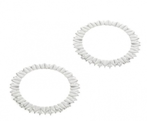 Christofle Malmaison Palmettes Napkin Rings - Set2
