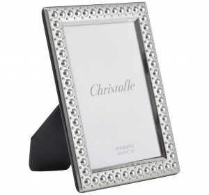 Christofle Perles Sterling Picture Frame - 5 x7