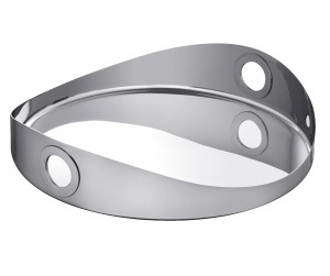 Christofle Oh de Christofle Stainless Round Tray