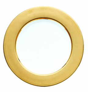 Christofle Guilloche Gold Underplate