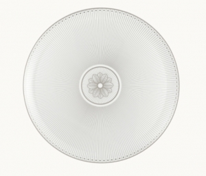 Christofle Malmaison Imperiale Platinum Pie Dish