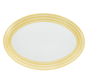 Christofle Malmaison Riviera Oval Platter - 15"