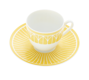 Christofle Malmaison Riviera Espresso Cup + Saucer