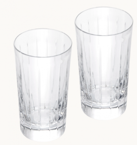 Christofle Iriana  Crystal Highball Glass - Set 2