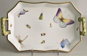 Anna Weatherley Spring in Budapest Tray W/Handle