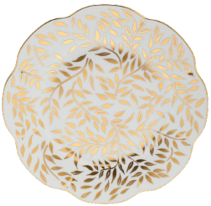 Royal Limoges Olivier Gold Dinner Plate