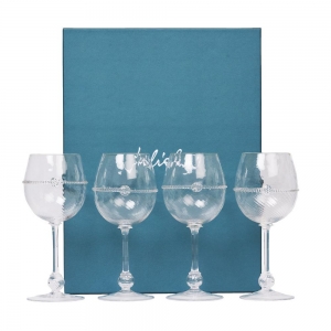 Juliska Graham White Wine Glass Set 4
