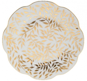 Royal Limoges Olivier Gold Charger - 12.6"