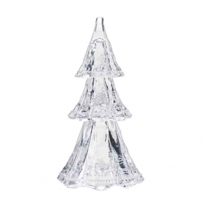 Juliska Clear Berry & Thread Glass 3 Piece Tree Set - 10.5"