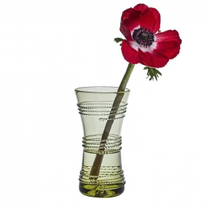 Juliska Ella Green Corset Vase - 6"