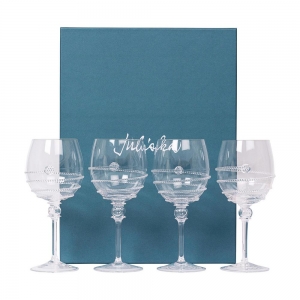 Juliska Amalia Full Body White Wine Glass Set 4