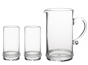 Juliska Dean Pitcher & Highball 3 Piece Set