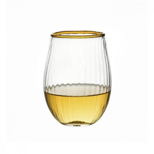 Juliska Nell Stemless Wine Glass - Daffodil / 15 oz.