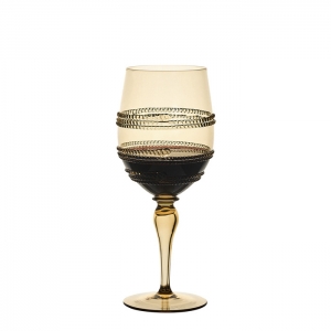 Juliska Ella Amber Wine Glass - Amber - 15 oz.