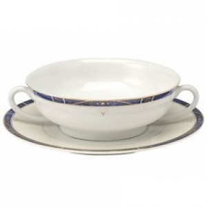 Scala Blue Gold Filet Philippe Deshoulieres Scala Blue Gold Filet Cream Soup Cup