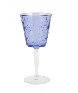 Vietri Barocco Cobalt Wine Glass
