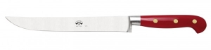 Berti Red Lucite Handle Carving Knife