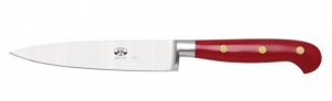 Berti Red Lucite Handle Utility Knife