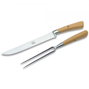 Berti Carving Set - Boxwood Handle