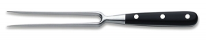 Berti Black Lucite Handle Carving Fork