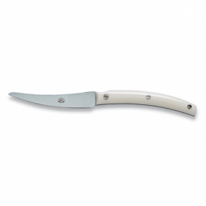 Berti Convivio Steak Knives / Set 6 - White Lucite Handle