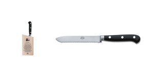 Berti Insieme Black Lucite Handle Tomato Knife