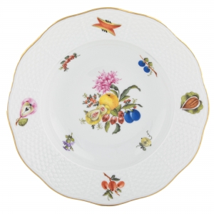 Herend Fruits & Flowers Rim Soup Bowl - Motif 5