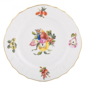 Herend Fruits & Flowers Bread Plate - Motif 2