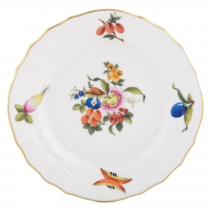 Herend Fruits & Flowers Bread Plate - Motif 7