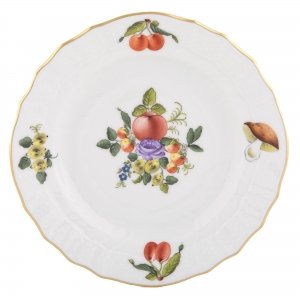 Herend Fruits & Flowers Bread Plate - Motif 11