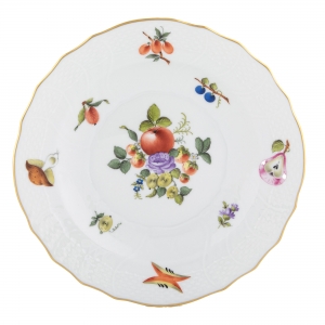 Herend Fruits & Flowers Salad Plate - Motif 11