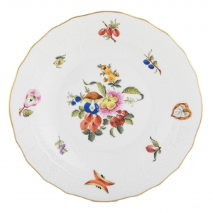 Herend Fruits & Flowers Dessert Plate - Motif 7