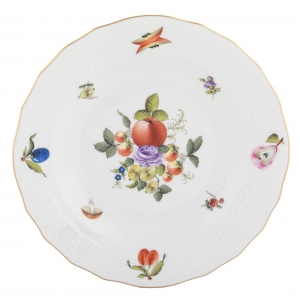 Herend Fruits & Flowers Dessert Plate - Motif 11