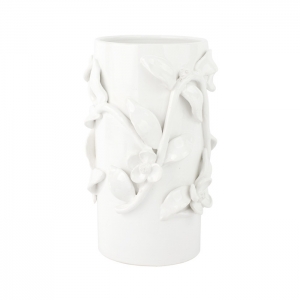Vietri Bougainvillea Garden White Medium Cachepot
