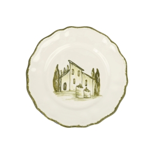 Vietri Borgo Verde Salad Plate - 8.5"
