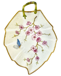 Anna Weatherley Cherry Blossom Leaf Plate