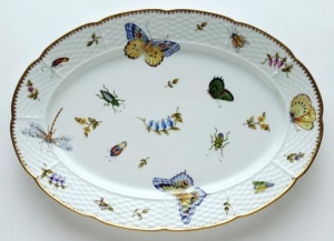 Anna Weatherley Spring in Budapest Oval Platter