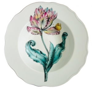 Anna Weatherley Botanical Treasures Rim Soup - 4