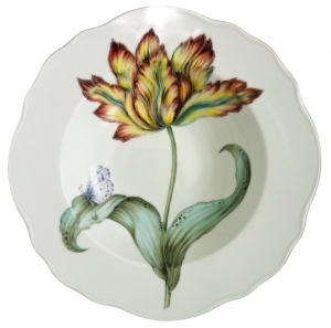 Anna Weatherley Botanical Treasures Rim Soup - 5