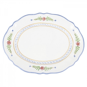 Vietri Bella Rosa Oval Platter - 18"