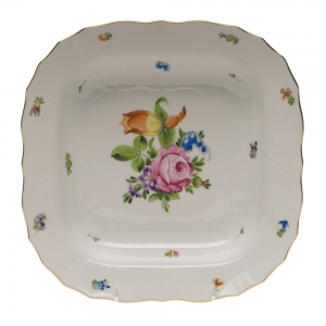 Herend Printemps Square Fruit Dish11"Sq