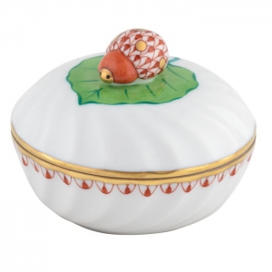 Herend Ladybug Box - Rust