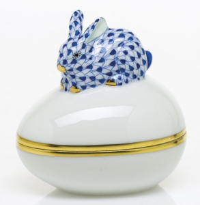 Herend Bunny BonBon - Sapphire