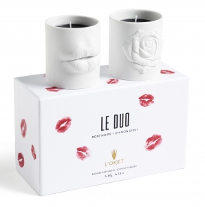L'Objet Le Duo Candle Set: Oh Mon Dieu! + Rose Noire