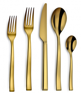 Couzon Side Gold Stainless 5 Piece Setting