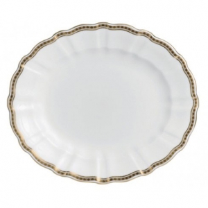Royal Crown Derby Carlton Gold Medium Platter - 13"