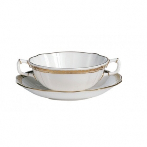Royal Crown Derby Carlton Gold Cream Soup Cup
